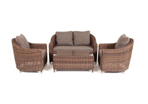  "Кон Панна" лаунж-зона из искусственного ротанга, цвет коричневый, фото 8 