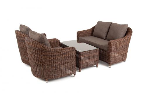  "Кон Панна" лаунж-зона из искусственного ротанга, цвет коричневый, фото 10 
