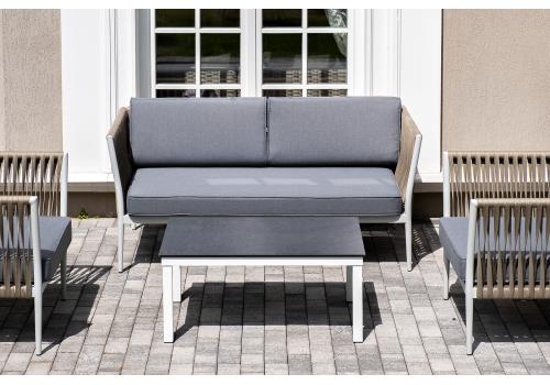  "Касабланка" лаунж-зона плетеная из роупа 4-местная, цвет серый, фото 18 