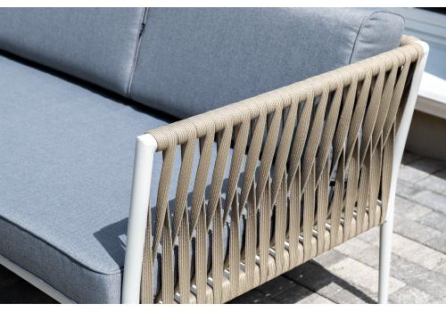  "Касабланка" лаунж-зона плетеная из роупа 4-местная, цвет серый, фото 25 
