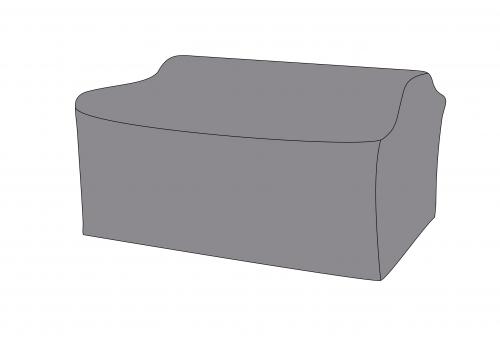  Защитный чехол на диван Капучино, двухместный 170×86,5×81,5 см, цвет темно-серый, фото 1 