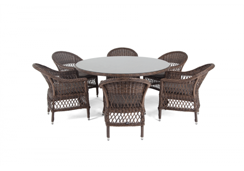  "Эспрессо–150 S" обеденная группа плетеная, цвет коричневый, фото 12 