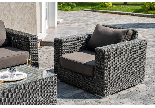  "Боно" лаунж-зона из искусственного ротанга, цвет графит, фото 17 