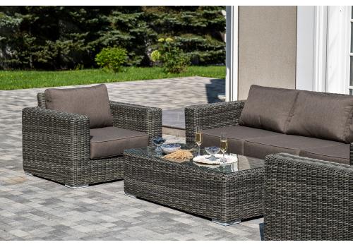  "Боно" лаунж-зона из искусственного ротанга, цвет графит, фото 19 