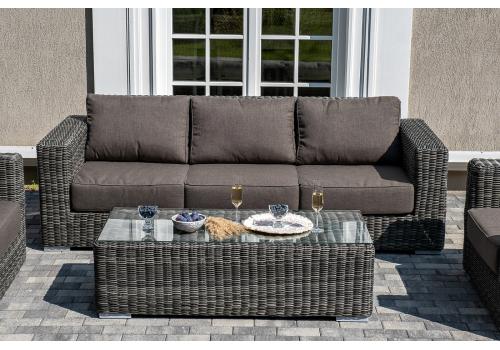  "Боно" лаунж-зона из искусственного ротанга, цвет графит, фото 25 