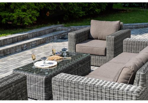  "Боно" лаунж-зона из искусственного ротанга, цвет графит, фото 31 