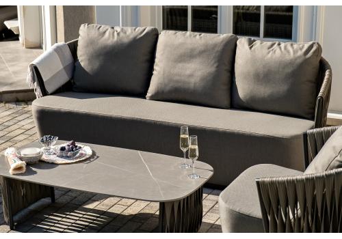  "Флоренция" лаунж-зона из искусственного ротанга, цвет графит, фото 43 