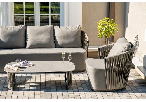  "Флоренция" лаунж-зона из искусственного ротанга, цвет графит, фото 54 