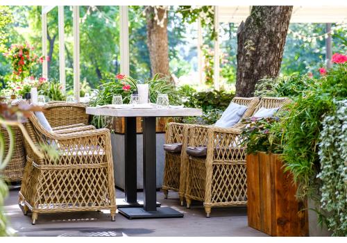  "Латте" плетеное кресло из искусственного ротанга, цвет соломенный, фото 168 