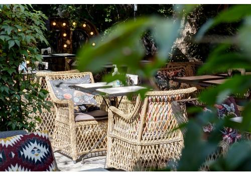  "Латте" плетеное кресло из искусственного ротанга, цвет соломенный, фото 192 