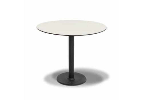  "Каффе" интерьерный стол из HPL круглый Ø70см, цвет молочный, фото 1 