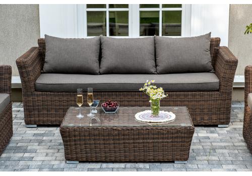  "Капучино" лаунж-зона из искусственного ротанга, цвет коричневый, фото 6 