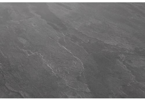  "Малага" обеденный стол из HPL 160х80см, цвет "серый гранит", каркас черный, фото 6 