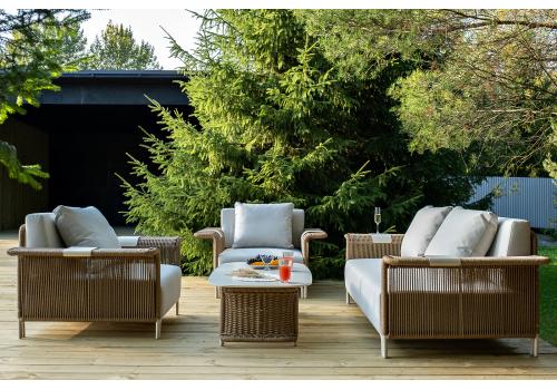  "Мальдивы" лаунж-зона из искусственного ротанга, цвет соломенный, фото 11 