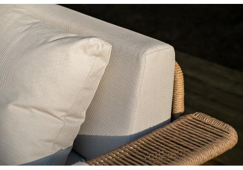  "Мальдивы" лаунж-зона из искусственного ротанга, цвет соломенный, фото 16 