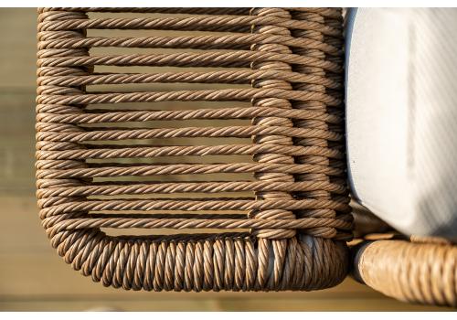  "Мальдивы" лаунж-зона из искусственного ротанга, цвет соломенный, фото 21 