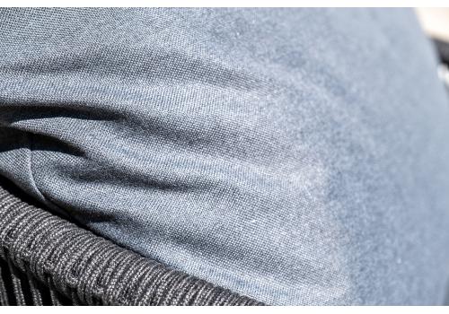  "Верона" лаунж-зона 5-местная плетеная из роупа (веревки), каркас алюминиевый темно-серый, роуп темно-серый, фото 9 