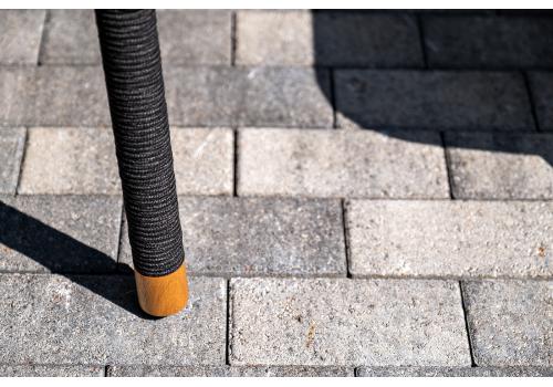  "Верона" лаунж-зона 5-местная плетеная из роупа (веревки), каркас алюминиевый темно-серый, роуп темно-серый, фото 13 