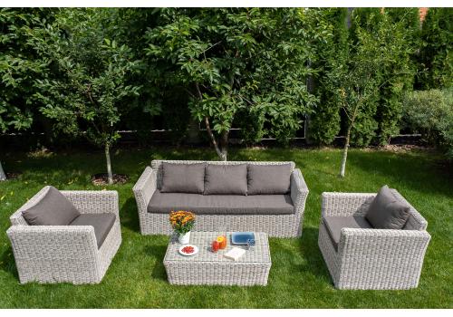  "Капучино" лаунж-зона из искусственного ротанга, цвет бежевый, фото 2 