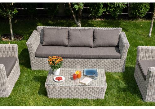  "Капучино" лаунж-зона из искусственного ротанга, цвет бежевый, фото 6 