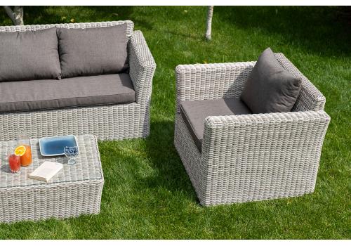  "Капучино" лаунж-зона из искусственного ротанга, цвет бежевый, фото 7 