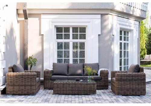  "Палермо" лаунж-зона из искусственного ротанга, цвет соломенный, фото 8 