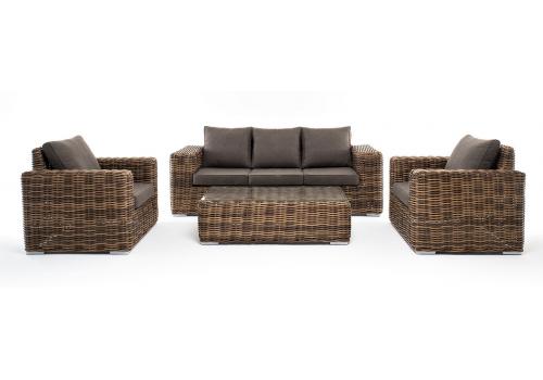  "Палермо" лаунж-зона из искусственного ротанга, цвет соломенный, фото 21 