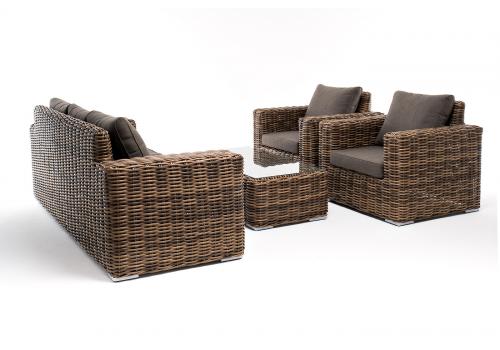  "Палермо" лаунж-зона из искусственного ротанга, цвет соломенный, фото 25 