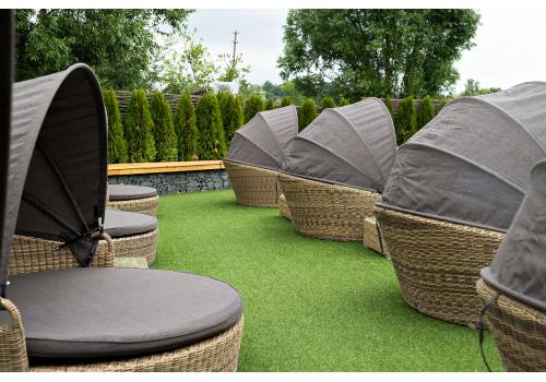  "Стильяно" плетеная кровать круглая, цвет соломенный, фото 32 