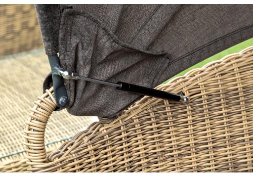  "Стильяно" плетеная кровать круглая, цвет соломенный, фото 41 