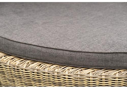  "Стильяно" плетеная кровать круглая, цвет соломенный, фото 53 