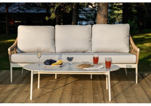  "Венеция" лаунж-зона из искусственного ротанга, цвет соломенный, фото 23 