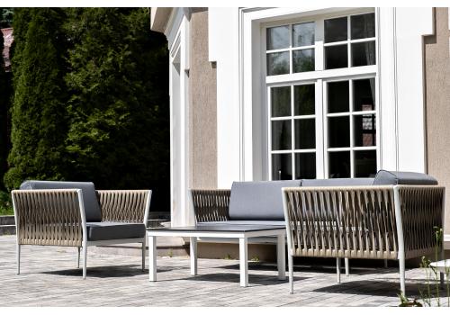  "Касабланка" лаунж-зона плетеная из роупа 4-местная, цвет серый, фото 71 