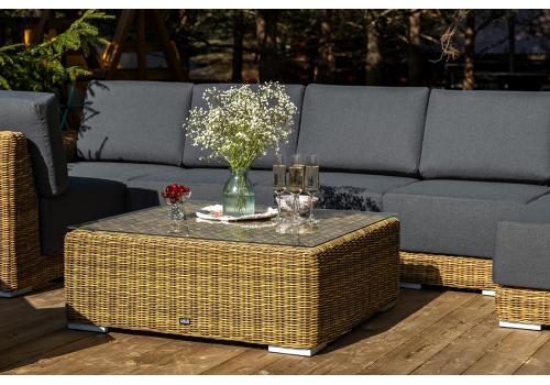  "Капри" трансформирующаяся лаунж-зона из искусственного ротанга, цвет соломенный, фото 69 