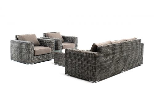  "Боно" лаунж-зона из искусственного ротанга, цвет графит, фото 112 