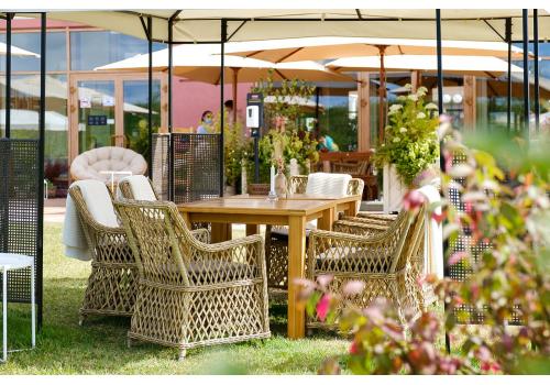  "Латте" плетеное кресло из искусственного ротанга, цвет соломенный, фото 137 