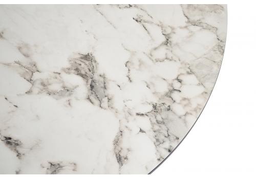  "Чили" интерьерный стол из HPL круглый Ø80 H32, цвет "серый гранит", фото 2 