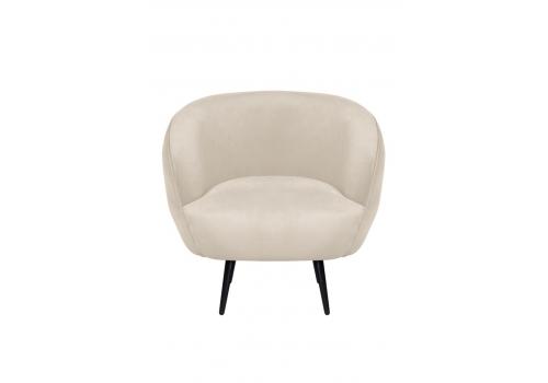  Мягкое кресло Benee Beige на черных ножках, фото 2 