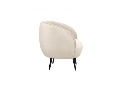  Мягкое кресло Benee Beige на черных ножках, фото 3 