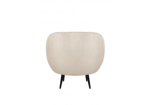  Мягкое кресло Benee Beige на черных ножках, фото 4 