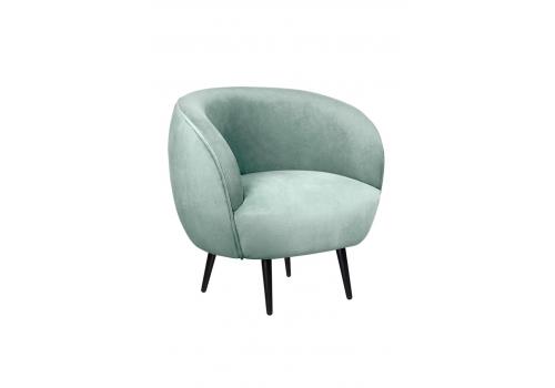  Мягкое кресло Benee Green на черных ножках, фото 1 