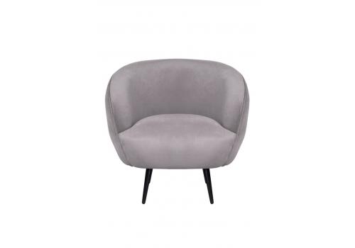  Мягкое кресло Benee Grey на черных ножках, фото 2 