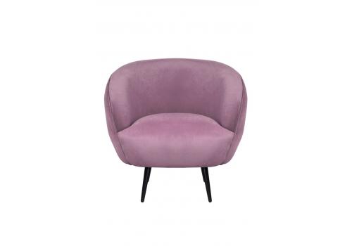  Мягкое кресло Benee Pink на черных ножках, фото 2 