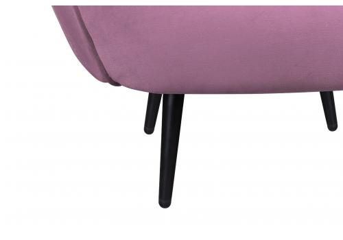  Мягкое кресло Benee Pink на черных ножках, фото 6 