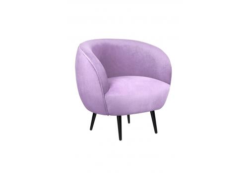  Мягкое кресло Benee Purple на черных ножках, фото 1 