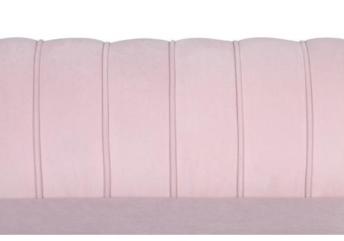  Диван ракушка Pearl Double Pink на черных ножках, фото 6 