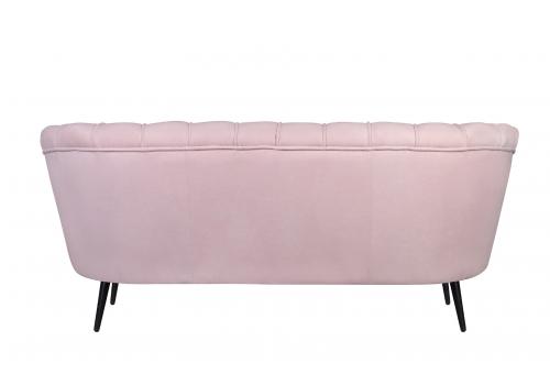  Дизайнерский диван Pearl Triple Pink на черных ножках, фото 4 