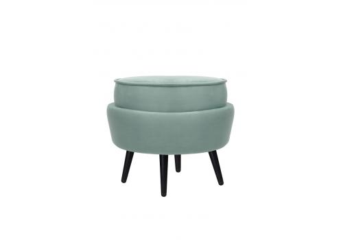  Пуф Pearl Adorn Green на черных ножках, фото 2 