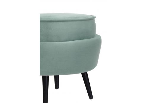  Пуф Pearl Adorn Green на черных ножках, фото 4 
