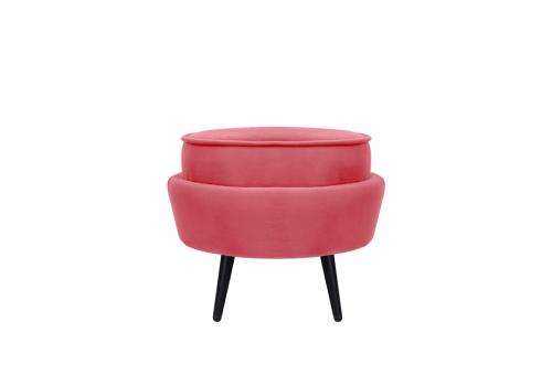  Пуф Pearl Adorn Karmin на черных ножках, фото 1 